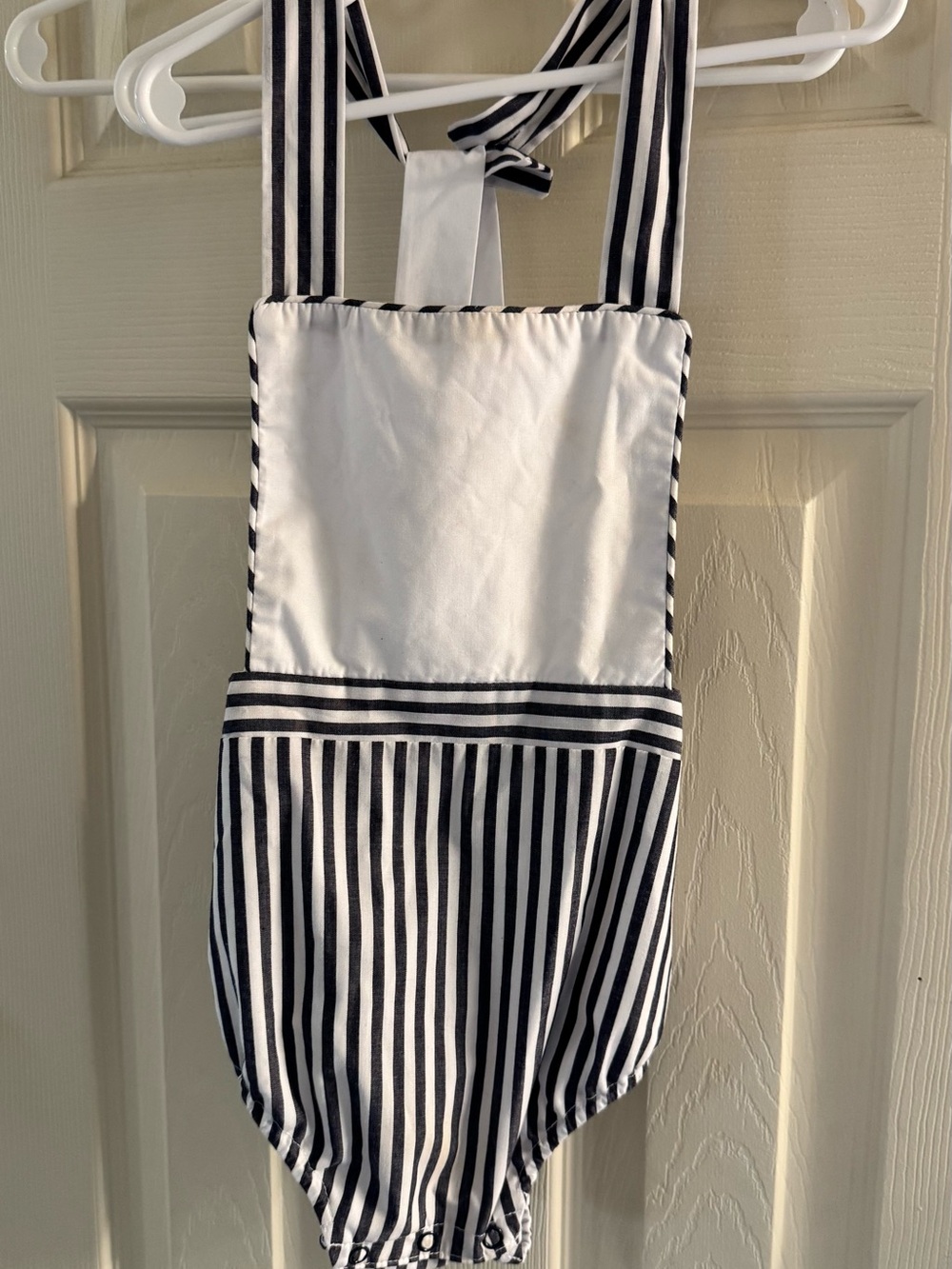 The Beaufort Bonnet Company Black and White Striped One-Piece